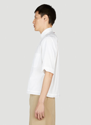 Thom Browne Logo Patch Shirt White thb0152014