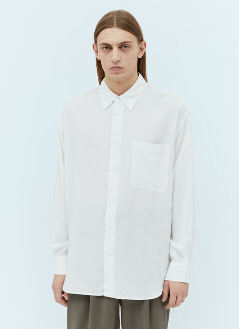Lemaire Relaxed Shirt Black lem0154001