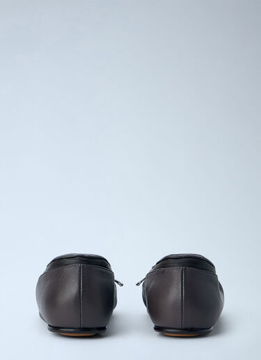LN-CC® - Kiko Kostadinov: Petrel Shearling Lined Loafers - Brown Kiko Kostadinov Petrel Shearling Lined Loafers Brown kko0265012