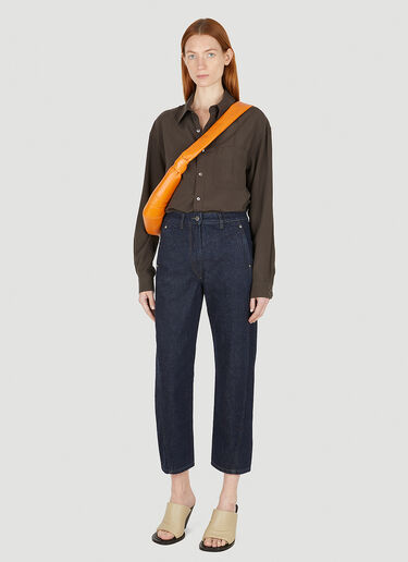 Lemaire 标准领衬衫 棕 lem0248005