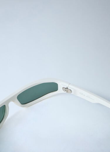 Rick Owens Fog Sunglasses White ric0163043