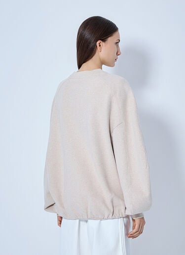 LN-CC® - Jacquemus: Le Ruban Sweatshirt - Beige Jacquemus Le Ruban Sweatshirt Beige jac0266024