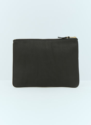 Comme des Garçons Wallet Washed Leather Pouch Black cdw0354003