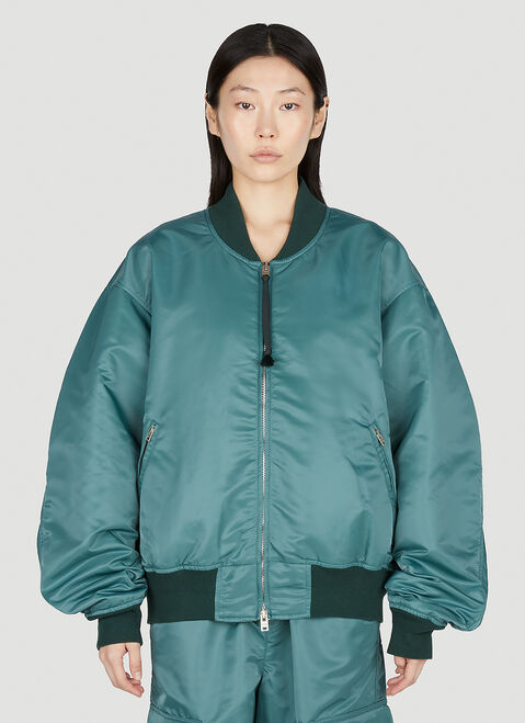 Honey Fucking Dijon x Acne Studios Bomber Jacket Green hdj0352011