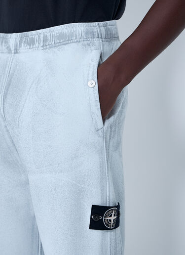 Stone Island Logo Patch Track Pants Blue sto0164019