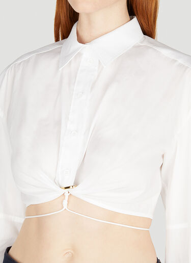 Jacquemus La Chemise Plidao Shirt White jac0251007