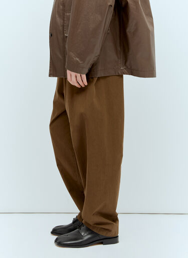 Lemaire Elasticated Pants Brown lem0156006