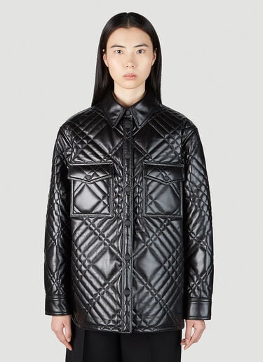 Quilted Overshirt Burberry Quilted Overshirt Black bur0251024