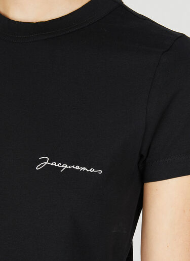 Jacquemus 르 브로드 티셔츠 블랙 jac0250148