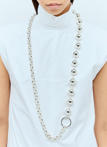 Pearl Octopuss.y Sphere Necklace Silver prl0355002