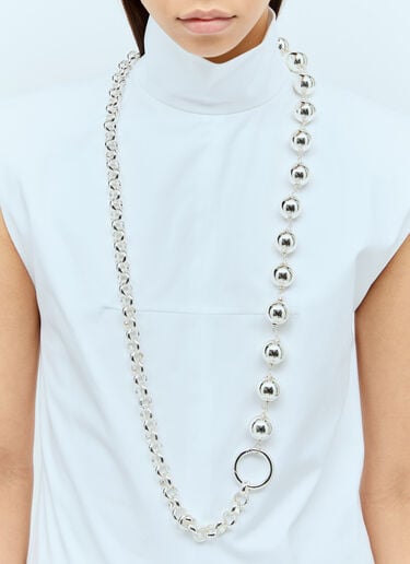 Pearl Octopuss.y Sphere Necklace Silver prl0355002