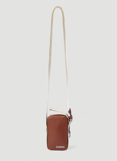 Jacquemus Le Cuerda Vertical Crossbody Bag Brown jac0151029