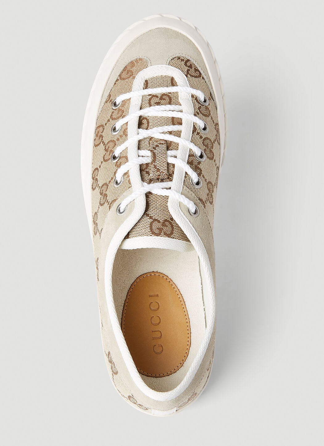 Gucci monogram sneaker clearance