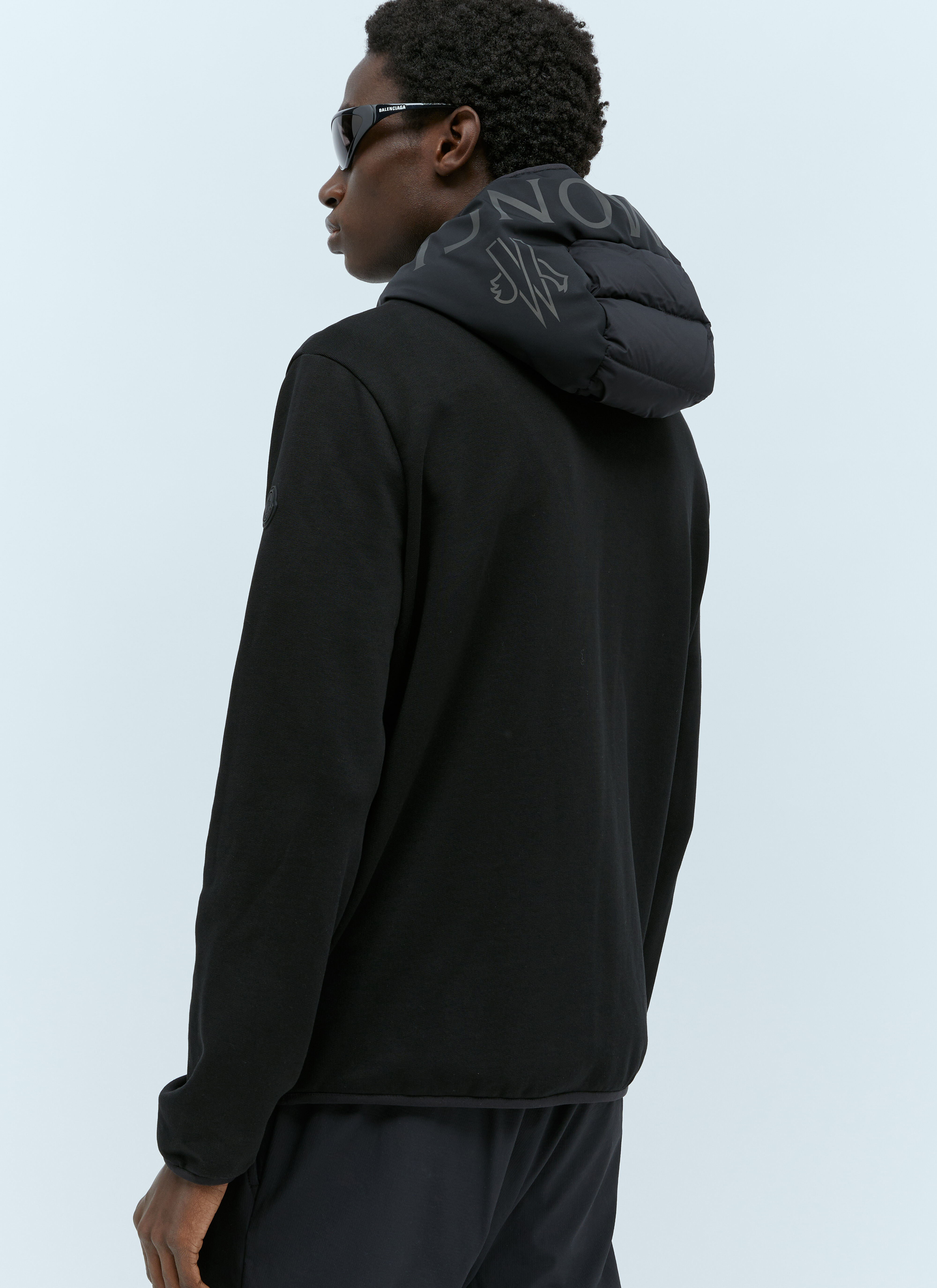 【激安通販オンラインショップ】 in Cardigan Down Zip-Up Men's' Moncler Black LN-CC® | ダウンジャケット