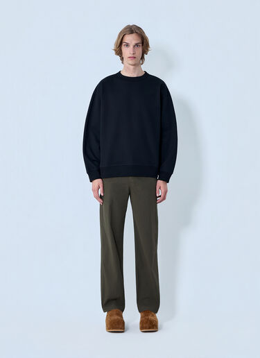 Dries Van Noten Crewneck Knit Sweater Black dvn0163024