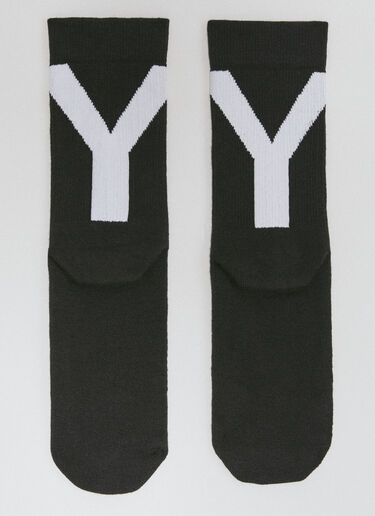 Y-3 High-Top Logo Socks Black yyy0356031