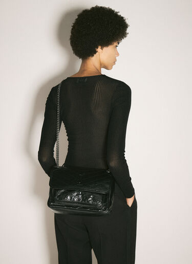 Saint Laurent Niki Medium Shoulder Bag Black sla0241061