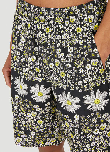 NOMA Floral Summer Shorts Black nma0148012