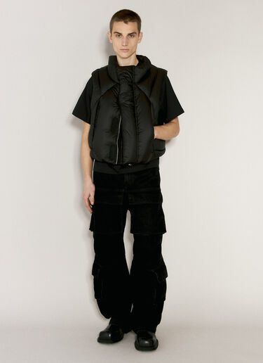 Entire Studios Padded Grid Vest Black ent0354005