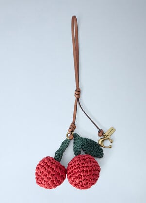 Coach Cherries Bag Charm Brown coa0265001