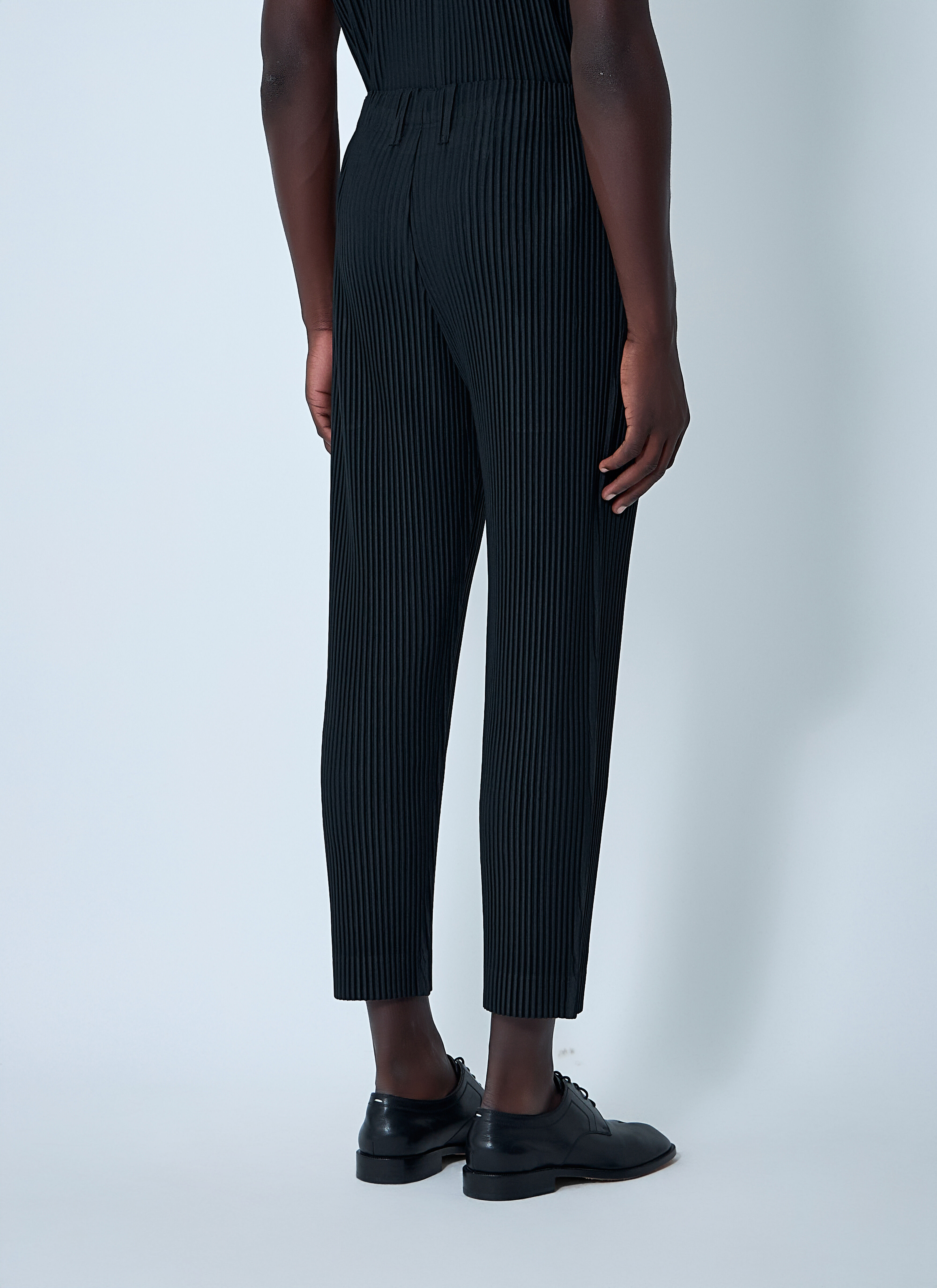 Homme Plissé Issey Miyake Men's' Pleated Pants in Black | LN-CC®