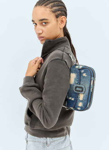 Marc Jacobs The Denim Clover Shoulder Bag Blue mcj0258003