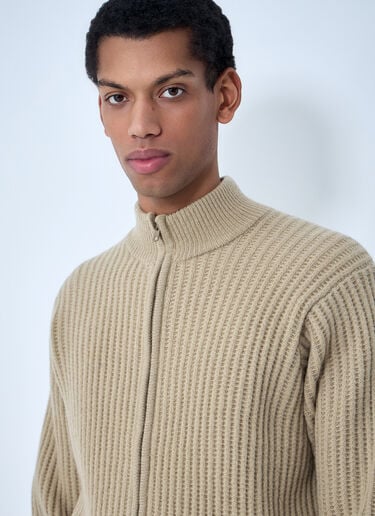 Stüssy Military Patch Zip Cardigan Sand sts0162007