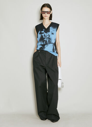 Eytys Rui Smoke Knit Vest Blue eyt0354013