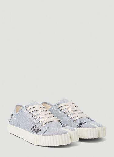 Tabi Distressed Sneakers Maison Margiela Tabi Distressed Sneakers Denim mla0251020