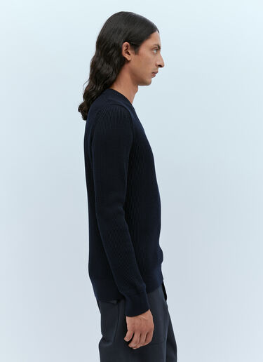 Stone Island コンパスパッチ ニットセーター ネイビー sto0154058