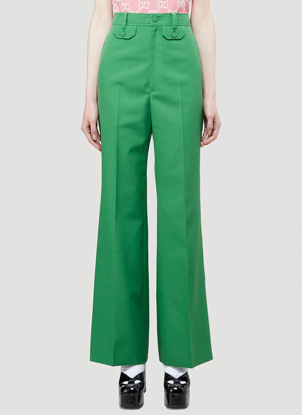 Gucci best sale green trousers