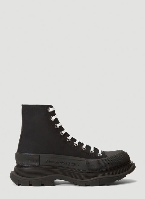 Jil Sander Tread Lace-Up Boots Black jil0153009