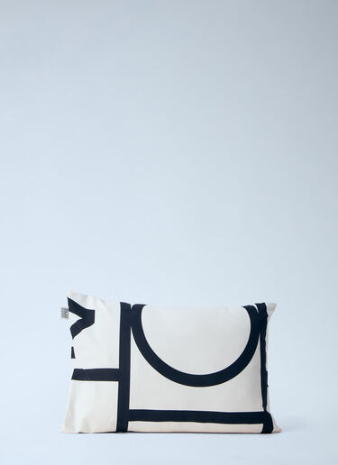 TOTEME Monogram Pillow White tot0264041