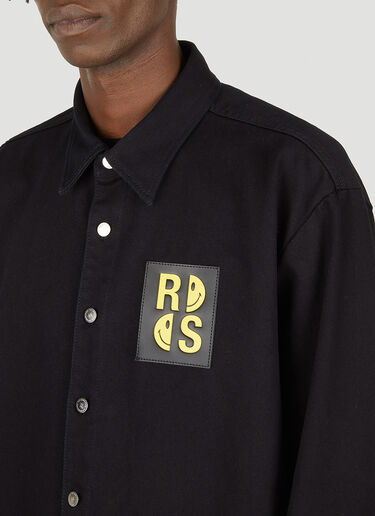 Raf Simons x Smiley Logo Patch Shirt Black rss0148027