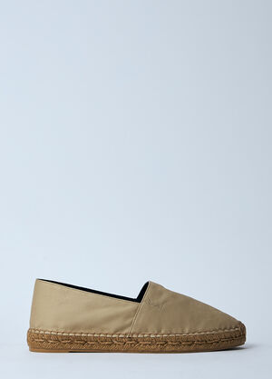 Saint Laurent Cotton Espadrilles Beige sla0259038