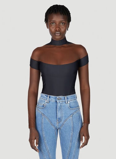 Cut Out Illusion Bodysuit Mugler Cut Out Illusion Bodysuit Black mug0251031