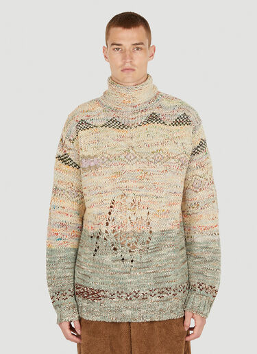 Acne Studios Deconstructed Sweater Beige acn0150003