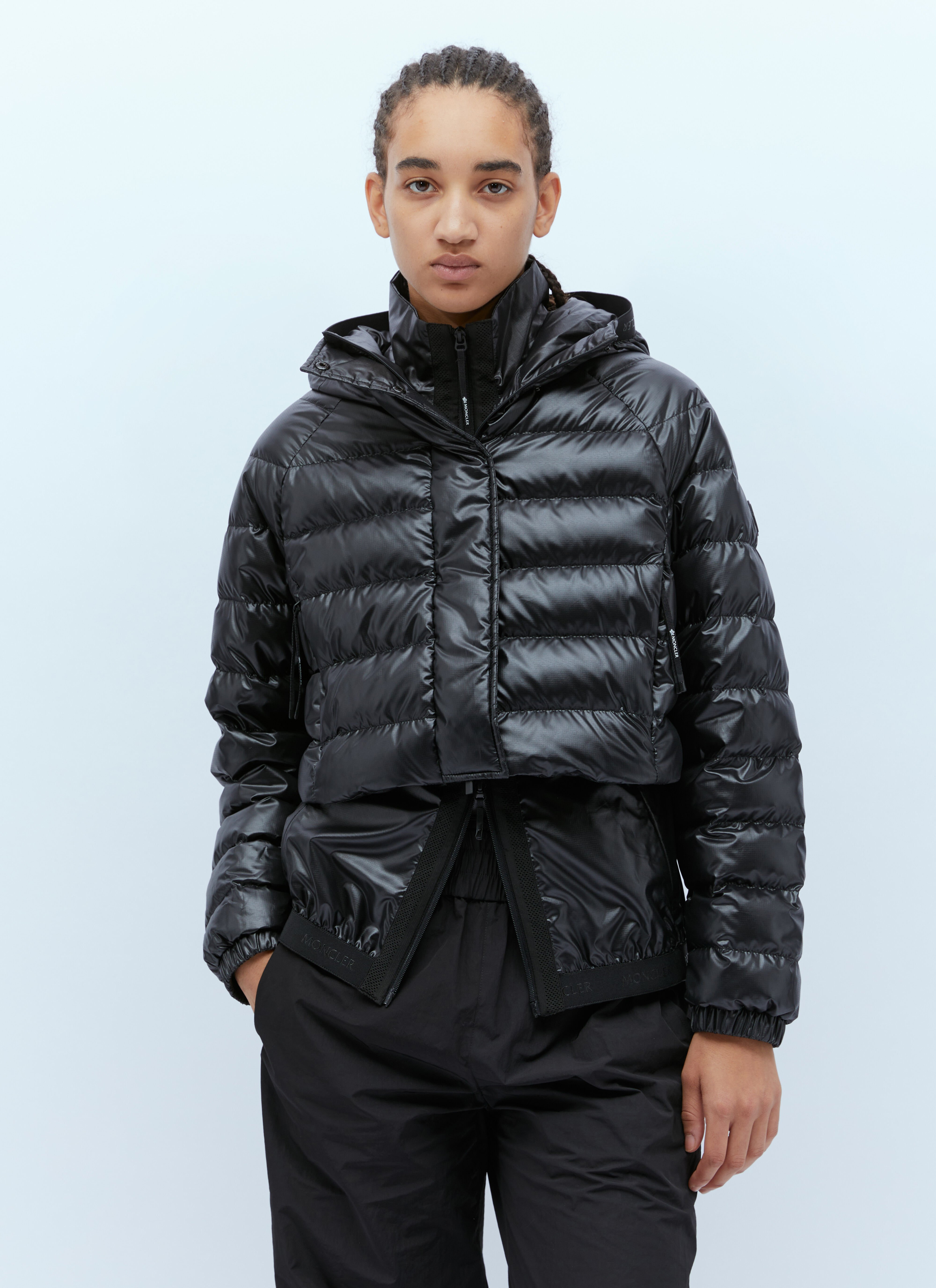 輝い Moncler レディース クライサイド コンバーチブル ショート ジャケット・アウター