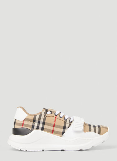 Burberry Vintage Check Regis Sneakers Brown bur0249093