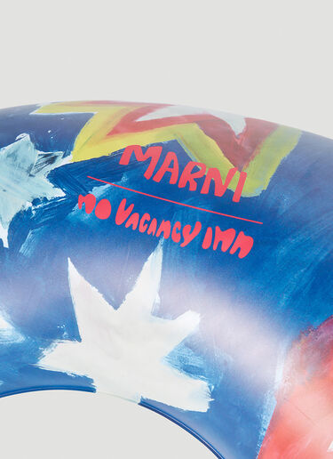 Marni x No Vacancy 로열 고무 수영 튜브 블루 mvy0253019