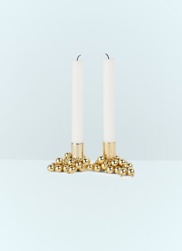 Gejst Set Of Two Molekyl Candlelight Candleholders Gold wps0691331