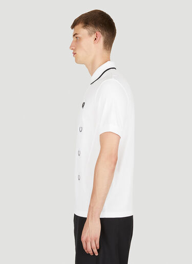 Raf Simons x Fred Perry Patched Polo Shirt White rsf0150006