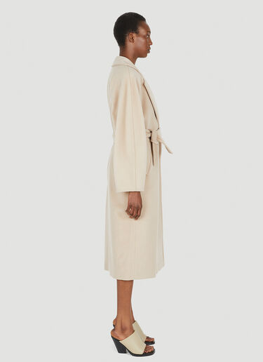 Max Mara Madame Coat White max0249020