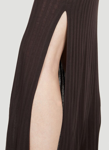 Eckhaus Latta Shrunk Dress Brown eck0251005