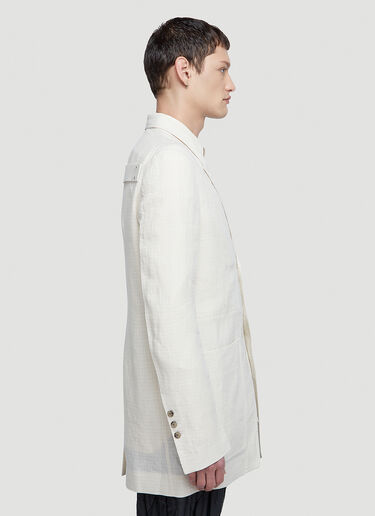 Rick Owens Lido Blazer Cream ric0147001