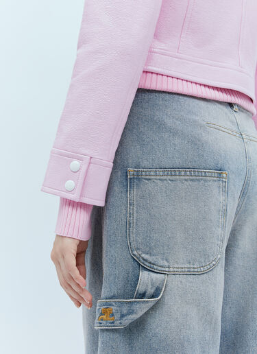 Courrèges 비닐 리에디션 재킷 핑크 cou0253013