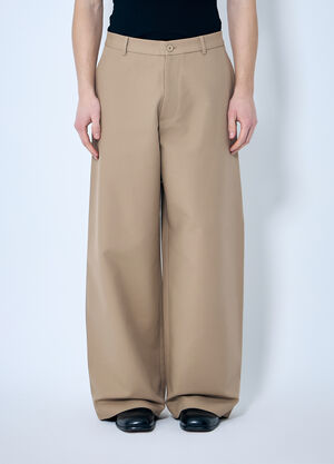 Acne Studios Cotton Twill Pants Brown acn0160005