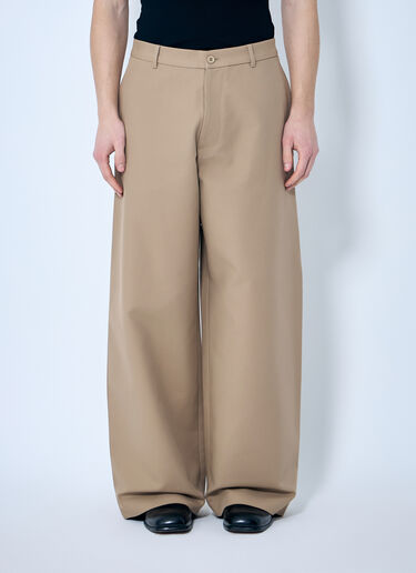 Acne Studios Cotton Twill Pants Beige acn0159010