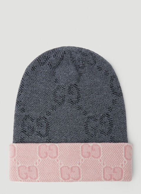Burberry Reversible GG Beanie Hat Beige bur0353006