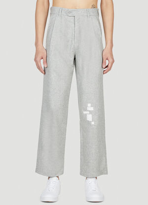 Saintwoods Patch Wool Pants Grey swo0151008